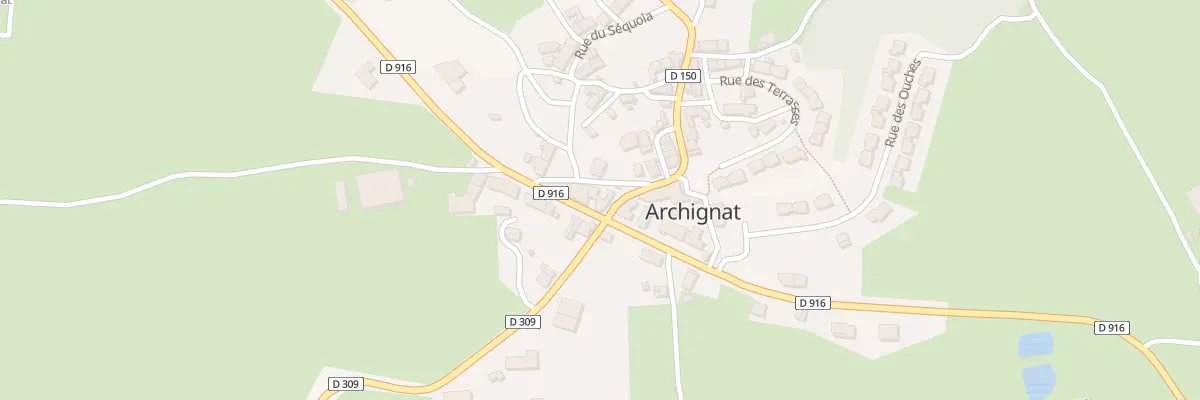 Plan du 18 Rte de Boussac à Archignat