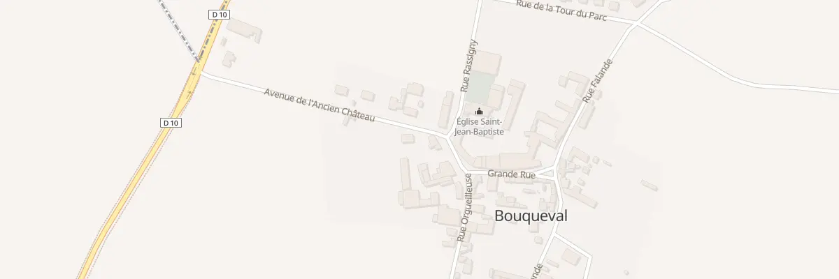 Plan du 1 Pl Eugene Sue à Bouqueval