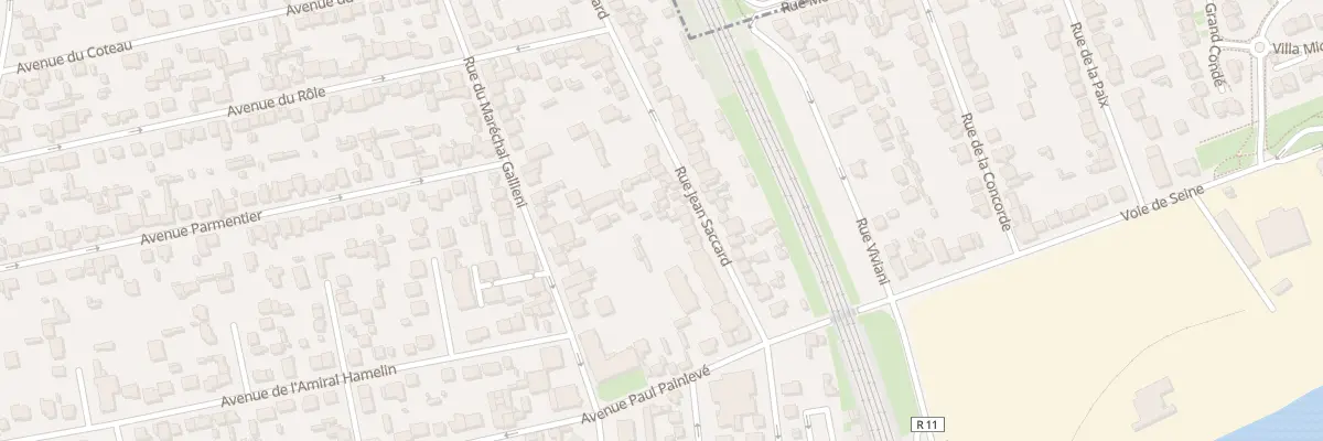 Plan du 17 Rue Jean Saccard à Villeneuve-le-Roi