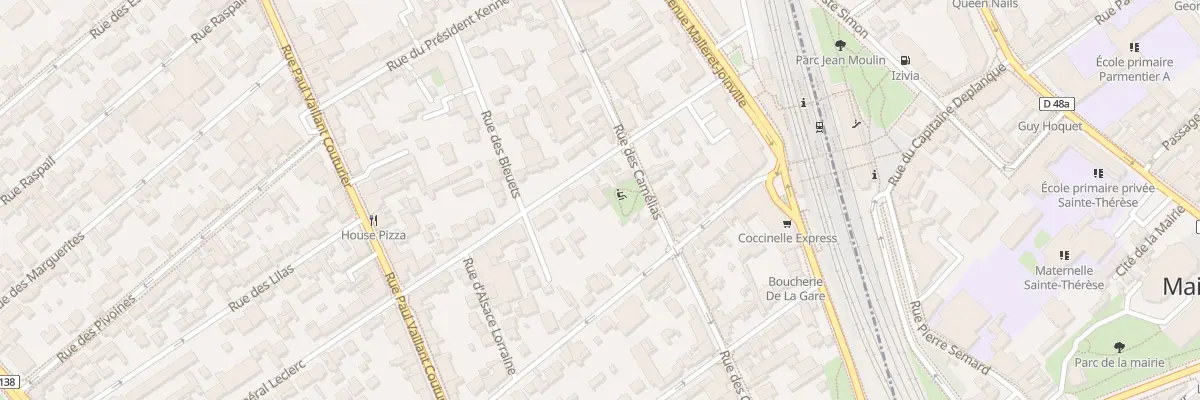 Plan du 54 Av du Général Leclerc à Alfortville