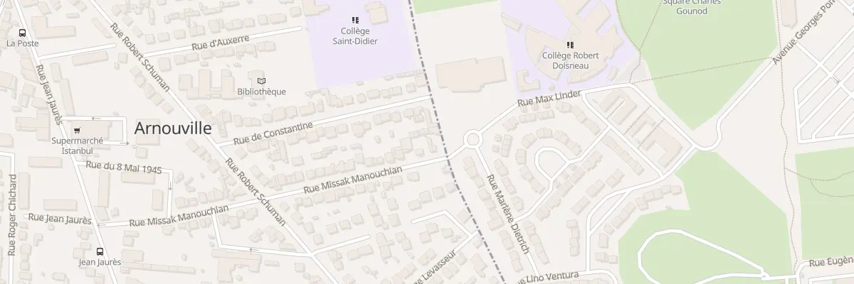 Plan du 65 Rue Missak Manouchian à Arnouville