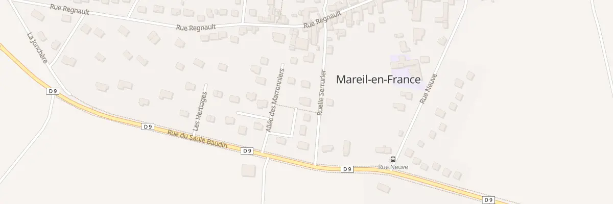 Plan du 14 All des Marronniers à Mareil-en-France