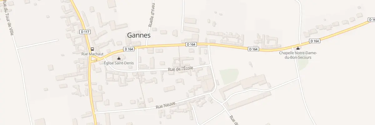 Plan du 7 Rue de l’Ecole à Gannes