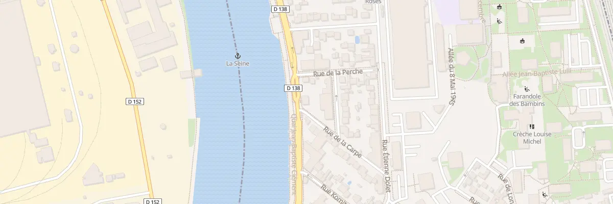 Plan du 1 Rue de la Carpe à Alfortville