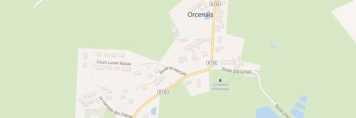 Plan du 26 Rte de Marçais à Orcenais