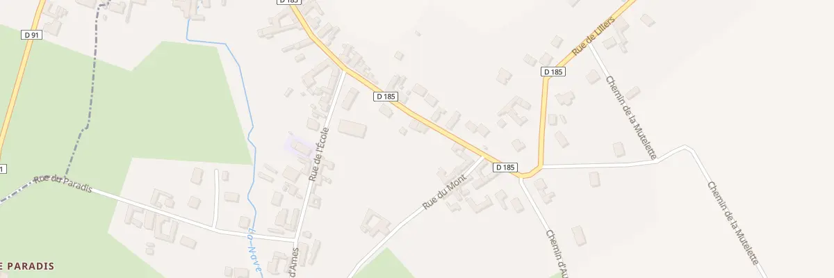 Plan du 31 Rue de Lillers à Lespesses