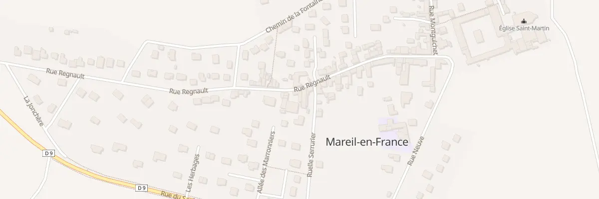 Plan du 41B Rue Regnault à Mareil-en-France