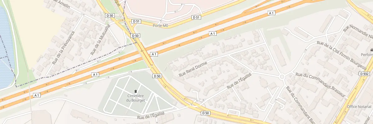 Plan du 38 Rue René Dorme au Bourget