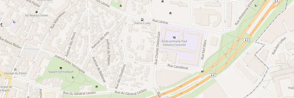 Plan du 26 Rue Charles Delescluze à Bagnolet
