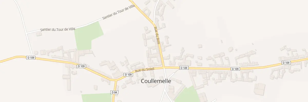 Plan du 1 Rue du Bois à Coullemelle