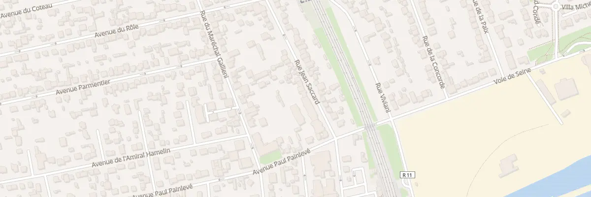 Plan du 11 Rue Jean Saccard à Villeneuve-le-Roi
