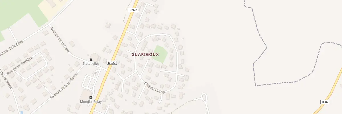 Plan du 33 Cite du Buron à Jussac