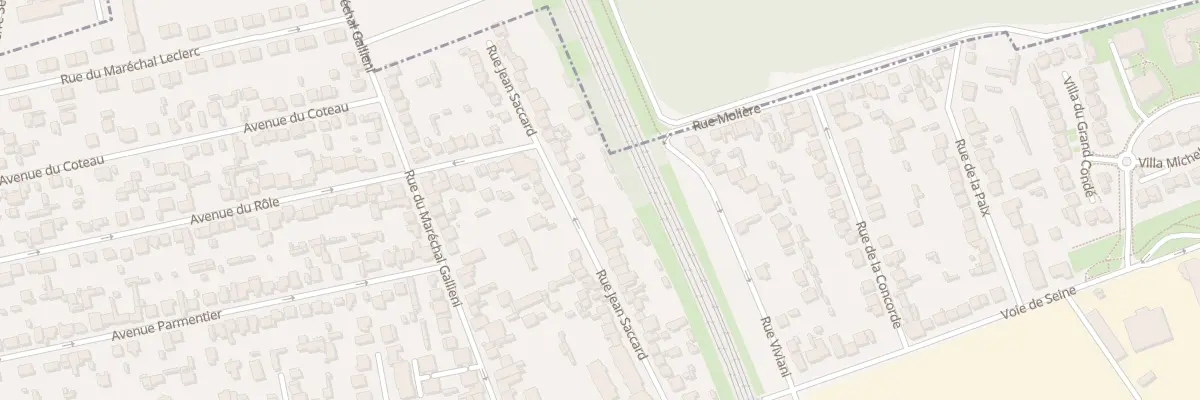 Plan du 40 Rue Jean Saccard à Villeneuve-le-Roi
