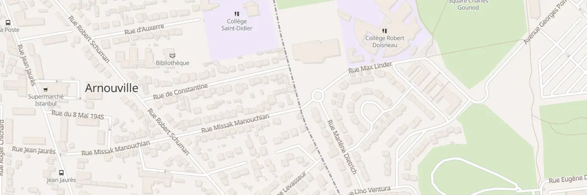 Plan du 67 Rue Missak Manouchian à Arnouville