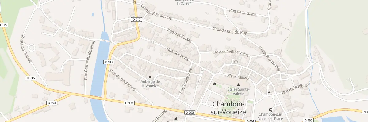 Plan du 11 Rue des Forts à Chambon-sur-Voueize