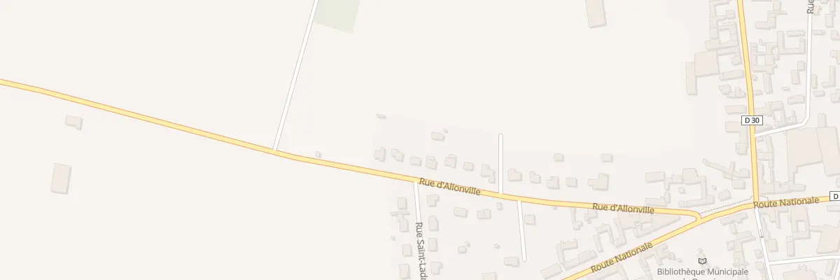 Plan du 5003 Rue d’Allonville à Querrieu