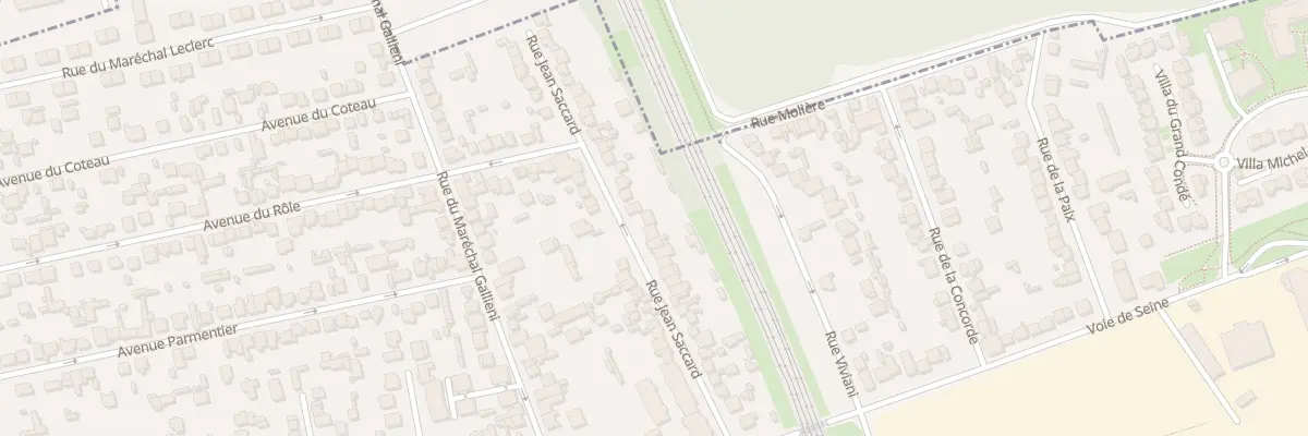 Plan du 38 Rue Jean Saccard à Villeneuve-le-Roi