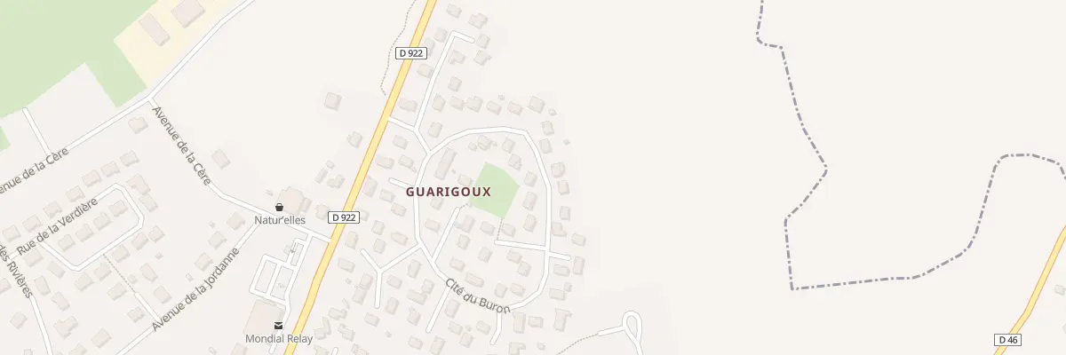 Plan du 5066J Cite du Buron à Jussac