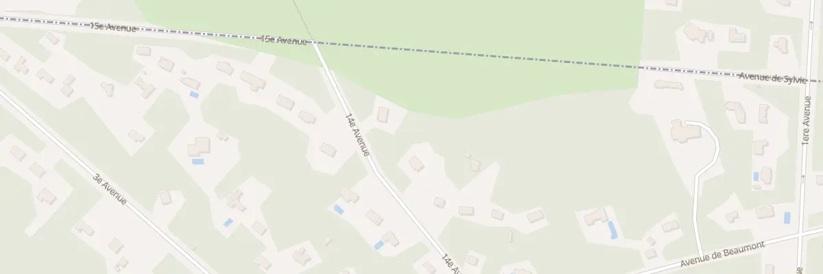 Plan du 70 Av 14eme Avenue à Lamorlaye