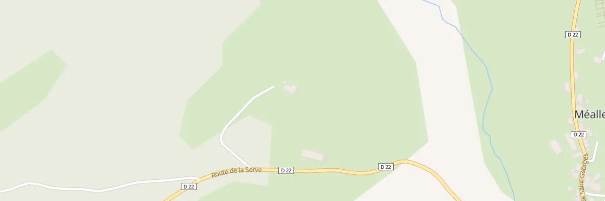 Plan du 4 Le Glinoux à Méallet