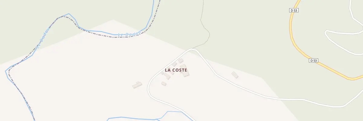 Plan du 5365 La Coste à Paulinet