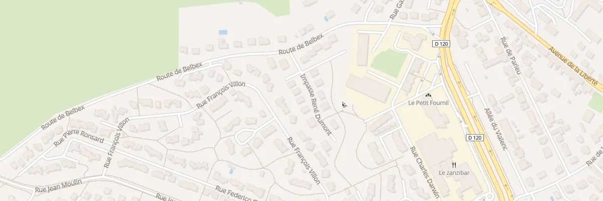 Plan du 10 Imp Rene Dumont à Aurillac