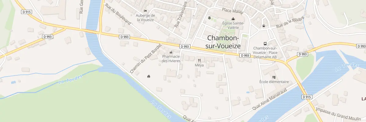 Plan du 3 Imp Georges Clémenceau à Chambon-sur-Voueize