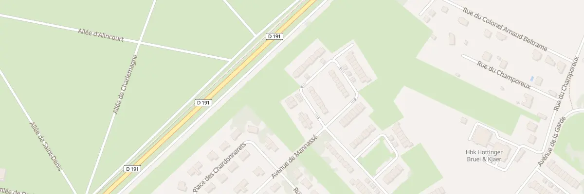 Plan du 39 Av de Mannasse à Mennecy