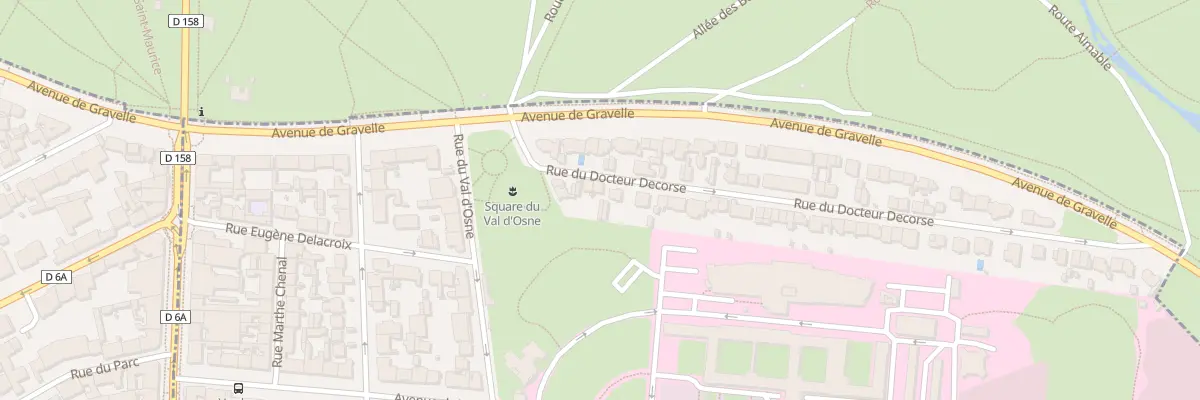 Plan du 6 Rue Docteur Decorse à Saint-Maurice