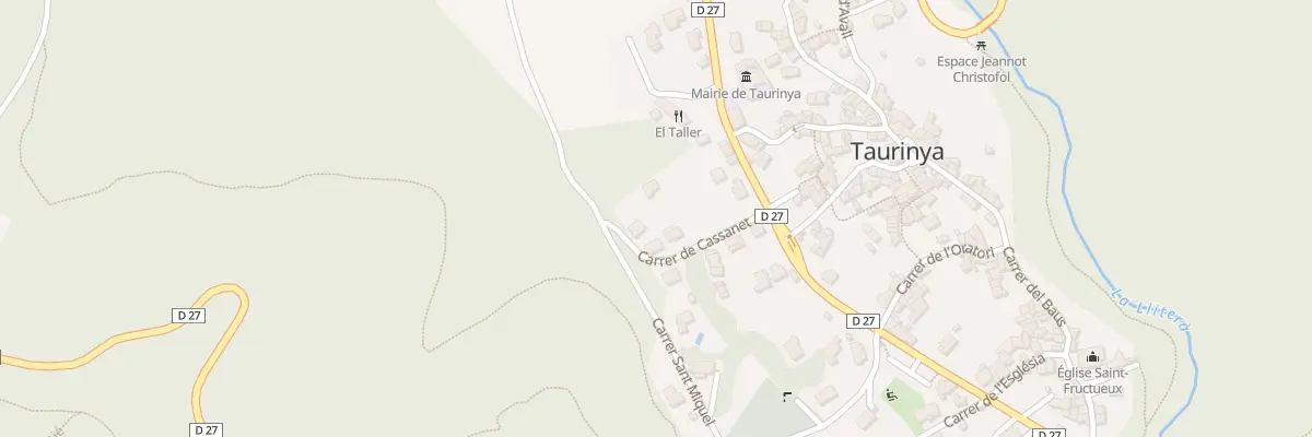 Plan du 8 Rue Carrer Cassanet à Taurinya