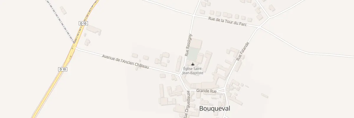 Plan du 2 Rue Rassigny à Bouqueval