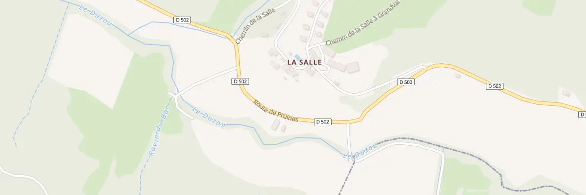 Plan du 6 Che de la Salle à Conques-en-Rouergue