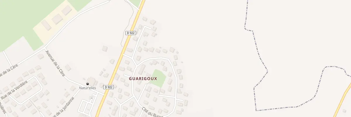 Plan du 5067R Guarigoux à Jussac