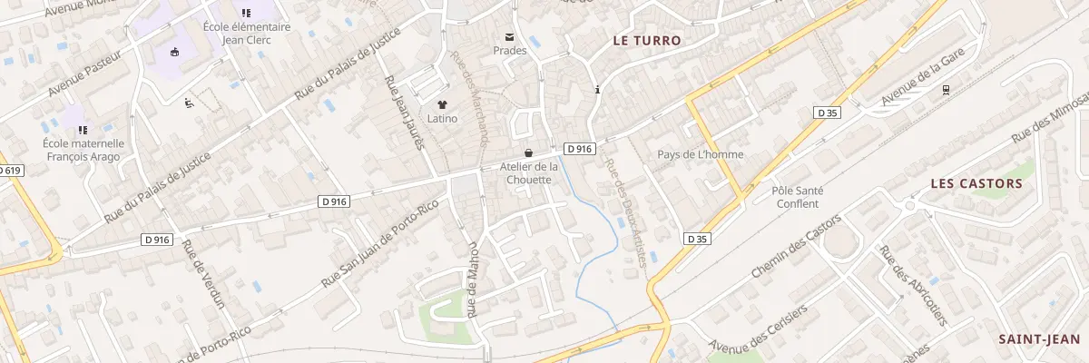 Plan du 125 Av du Gal de Gaulle à Prades