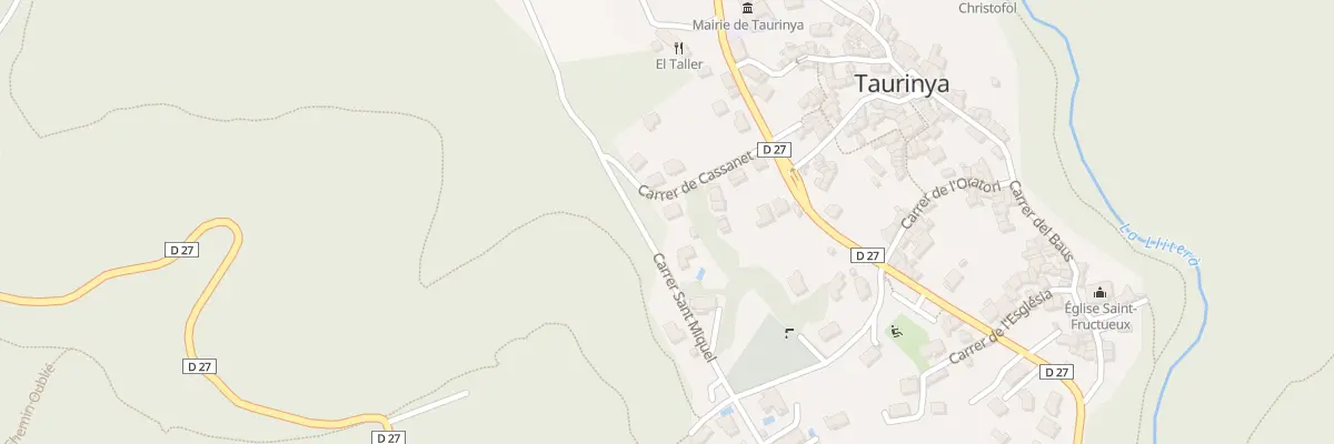 Plan du 5 Rue Carrer Cassanet à Taurinya