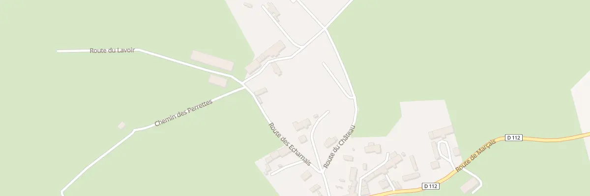 Plan du 1 Rte des Echarnais à Orcenais