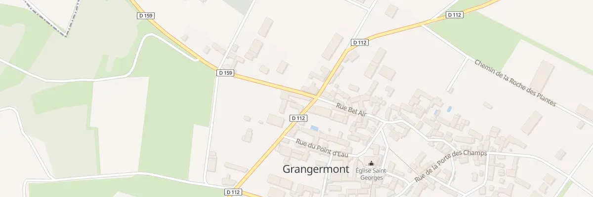 Plan du 2 Rte de Givraines à Grangermont