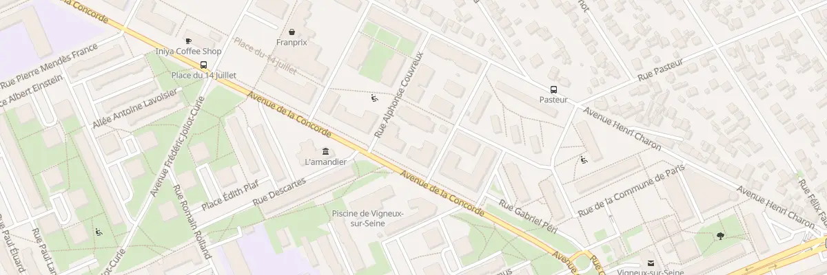 Plan du 2 Rue Alphonse Couvreux à Vigneux-sur-Seine
