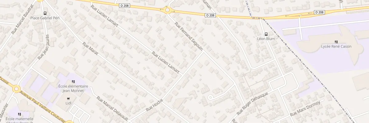 Plan du 33 Rue Hoche à Arnouville