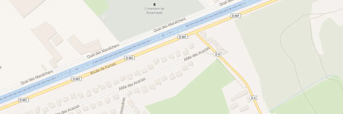 Plan du 68 All des Acacias à Téteghem-Coudekerque-Village