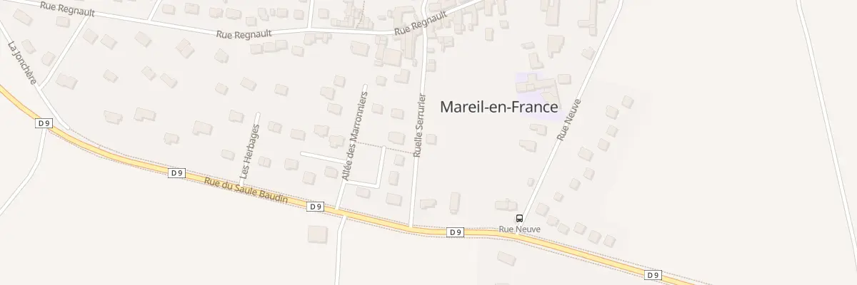 Plan du 9001 Rle du Serrurier à Mareil-en-France