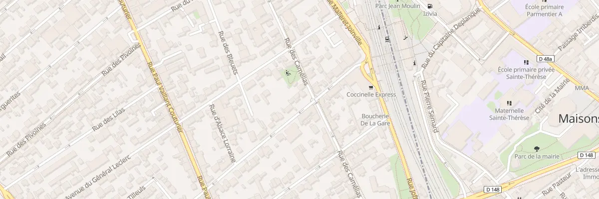 Plan du 53 Rue Mal de Lattre de Tassigny à Alfortville