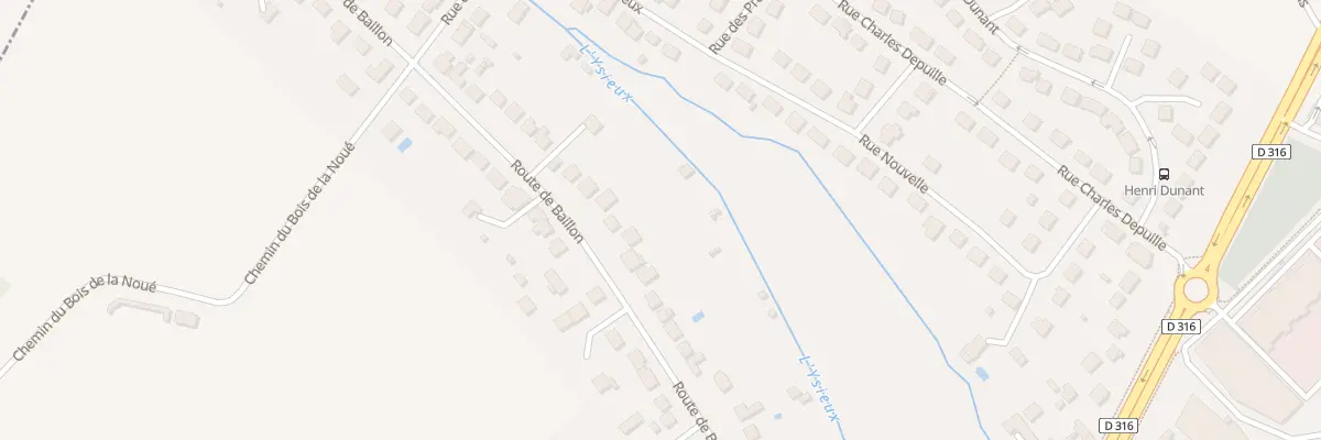 Plan du 44 Rte de Baillon à Chaumontel