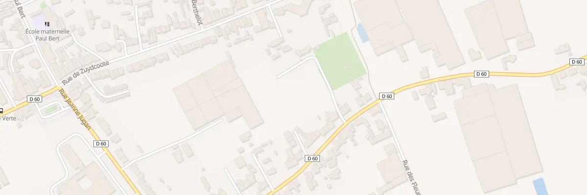 Plan du 319 Rue de Leffrinckoucke à Dunkerque