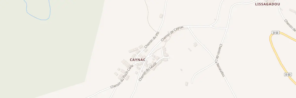 Plan du 2147 Che de Caynac à Vabre