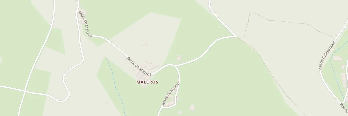 Plan du 32 Rte de Malcros à Cambounès