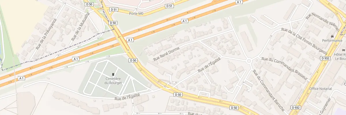 Plan du 27 Rue René Dorme au Bourget