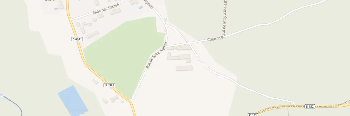 Plan du 11 Rue de Saint Agnan à Nanteau-sur-Essonne