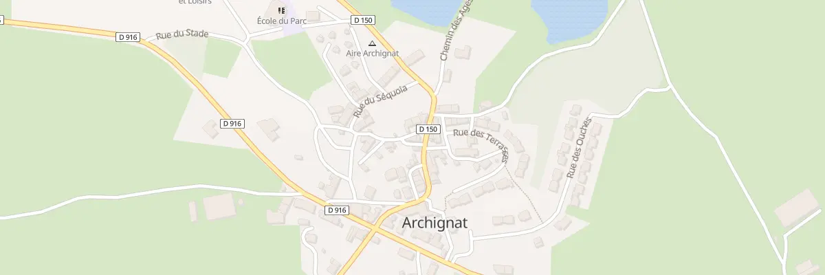 Plan du 2 Pas des Quatre Vents à Archignat