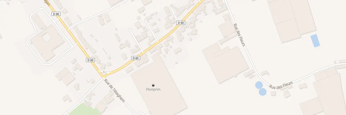 Plan du 176 Rue de Leffrinckoucke à Dunkerque